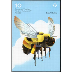 canada stamp bk booklets bk700 native bees 2018