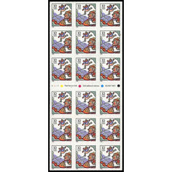 us stamp postage issues 3117a christmas skaters 1996