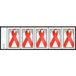 us stamp postage issues 2806b aids awareness 1993