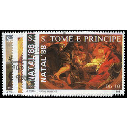 sao tome principe stamp 850a d christmas 1988