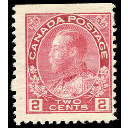 canada stamp 106b king george v 2 1911 m f ng 001