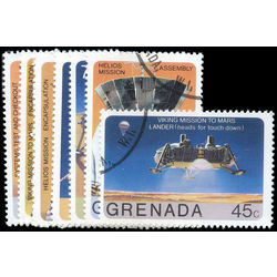 grenada stamp 756 762 space helios mission 1976