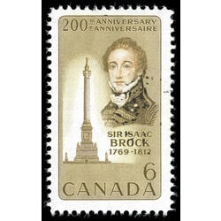canada stamp 501 sir isaac brock and memorial column 6 1969