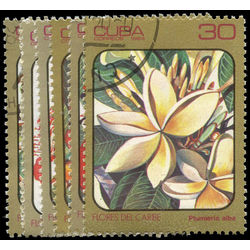 cuba stamp 2687 2692 caribbean flowers 1984