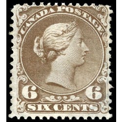 canada stamp 27 queen victoria 6 1868