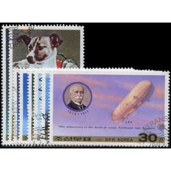 korea north stamp 2655 2662 transport 1987