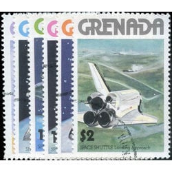 grenada stamp 842 847 space shuttle 1978