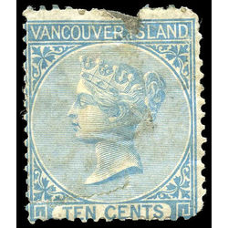 british columbia vancouver island stamp 6 queen victoria 10 1865 u fil 007