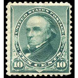 us stamp postage issues 226 webster 10 1890 m nh 001