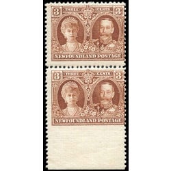 newfoundland stamp 165i king george v queen mary 3 1929
