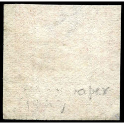 newfoundland stamp 5 pence first issue 5d 1857 U VF 005