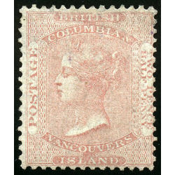 british columbia vancouver island stamp 2a queen victoria 2 d 1860 u f 007