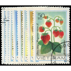 viet nam north stamp 1141 1148 fruits 1981