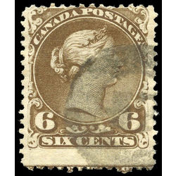 canada stamp 27 queen victoria 6 1868 u f 011