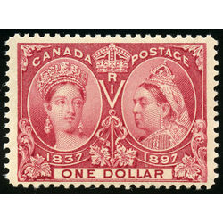 canada stamp 61 queen victoria diamond jubilee 1 1897 M VFNH 027