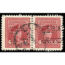 canada stamp o official o254 king george vi 4 1942 u f 001