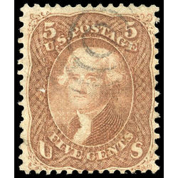 us stamp postage issues 95 jefferson 5 1867 u 001