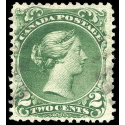 canada stamp 24b queen victoria 2 1868 u f vf 009