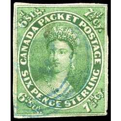 canada stamp 9a queen victoria 7 d 1857