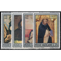 vatican stamp 509 12 portraits of st dominic 1971