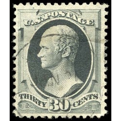 us stamp postage issues 165 hamilton 30 1873