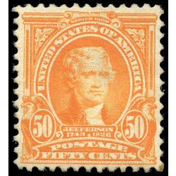 us stamp postage issues 310 jefferson 50 1902