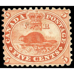 canada stamp 15 beaver 5 1859 m f 013