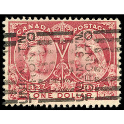 canada stamp 61 queen victoria diamond jubilee 1 1897 U F 031