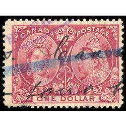 canada stamp 61 queen victoria diamond jubilee 1 1897 U F 032