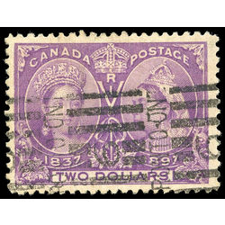 canada stamp 62 queen victoria diamond jubilee 2 1897 U VF 014