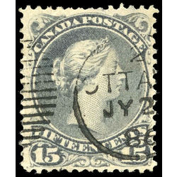 canada stamp 30v queen victoria 15 1868 u f 001