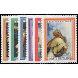 vatican stamp 595 600 transfiguration 1976