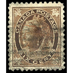 canada stamp 71xx queen victoria 6 1897 u vf 001