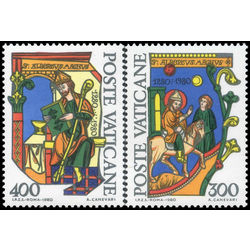 vatican stamp 677 8 st albertus magnus 700th death anniversary 1980