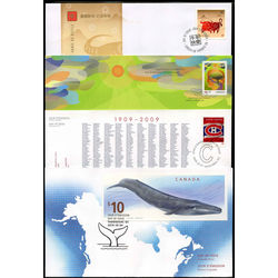 canada first day cover collection 2009 10