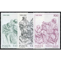 vatican stamp 715 7 sculpture details tomb of pope gregory xiii st peter s basilica 1982
