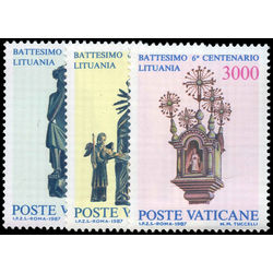 vatican stamp 785 7 christianization of lithuania 600th anniversary 1987