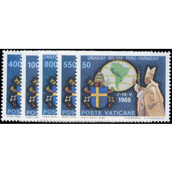 vatican stamp 845 9 papal journeys 1989