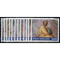 vatican stamp 870 81 paintings of th e sistine chapel 1991