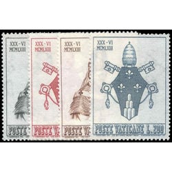 vatican stamp 365 8 coronation of pope paul vi 1963