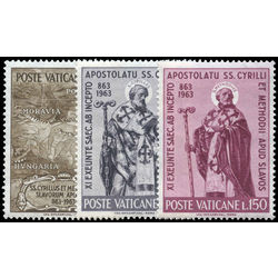 vatican stamp 369 71 st cyril map and st methodius 1963