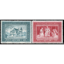 vatican stamp 395 6 german cardinal nicolaus cusanus 1964