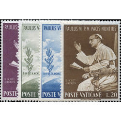 vatican stamp 416 9 visit of pope payl vi to the un 1965