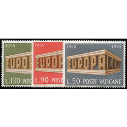 vatican stamp 470 2 europa 1969