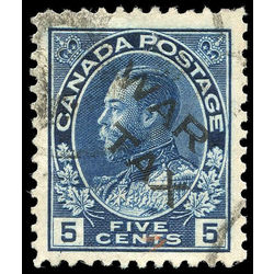 canada stamp mr war tax mr2b war tax 5 1915 u vf 006