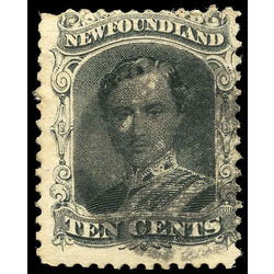 newfoundland stamp 27a prince albert 10 1866 u vg 002