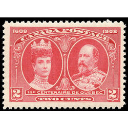 canada stamp 98 king edward vii queen alexandra 2 1908 m vfnh 004