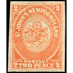 newfoundland stamp 11ii 1860 second pence issue 2d 1860