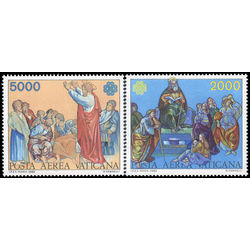 vatican stamp c73 c74 world communications year 1983