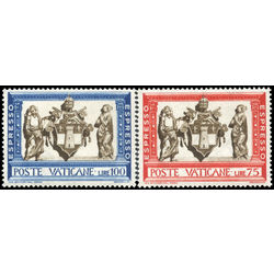 vatican stamp e15 e16 arms of pope john xxiii 1960